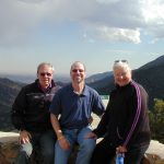 Mom, Dad, and Barry on the Pikes Peak Hwy.