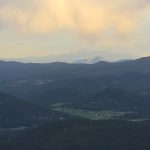 Pikes from afar, on a hike with friends