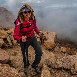 Pikes Peak Challenge Summit Hikers 